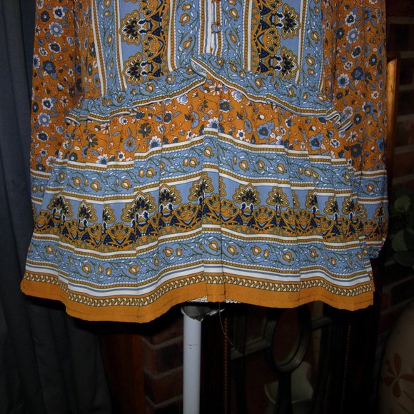 Current Air Button Detail Balloon Sleeve Top XS - Picture 3 of 7